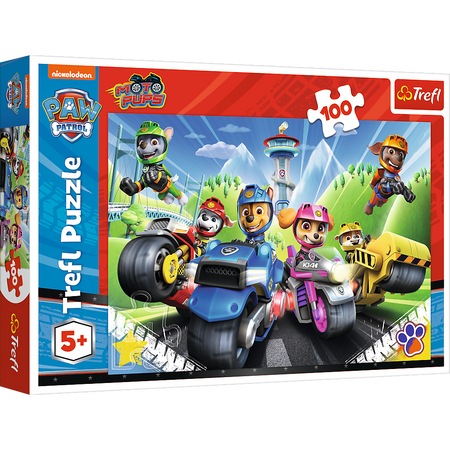 Puzzle 100 Psi Patrol na motorach 16430