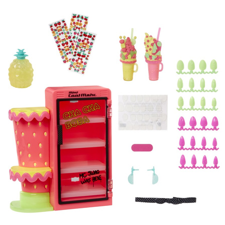 MGA L.O.L. Surprise lalka + zestaw do paznokci OMG Sweet Nails-Pinky 503842