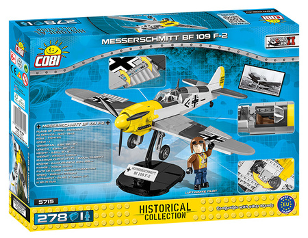 COBI HC WWII Messerschmitt BF 109 278 klocków 5715 5715