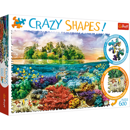 TREFL PUZZLE 600 Crazy Shapes Tropikalna wyspa 11113 11113