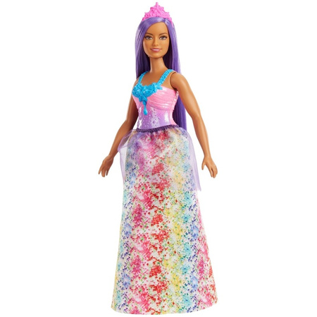 Barbie lalka syrenka fioletowe włosy HGR17