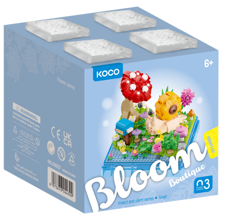 Klocki KOCO Ślimak 625 elementów 03057