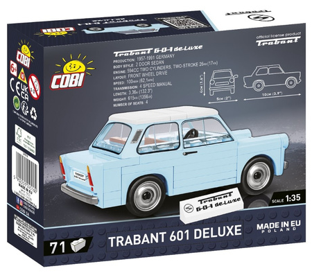 Youngtimer Trabant 601 DeLuxe 71 elementów 24516