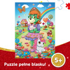 Puzzle 100 Glitter Brokatowe Trefliki  14833