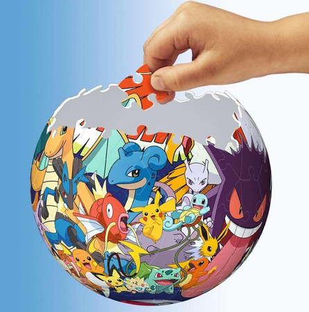 Puzzle 3D Kula 72 elementów Pokemon  11785