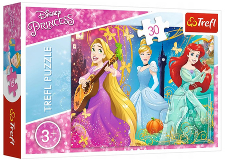PUZZLE 30 Zaczarowana melodia Disney Princess 18234
