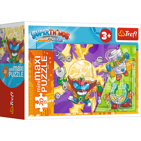 Puzzle miniMAXI 20 elementów Tajna akcja Super Things 56032