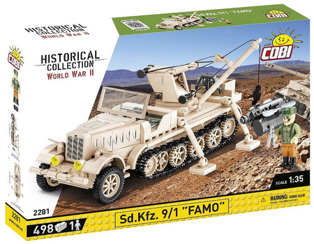 Cobi Historical Collection WWII pojazd SD.KFZ.9/1 Famo 498 elementów 00503