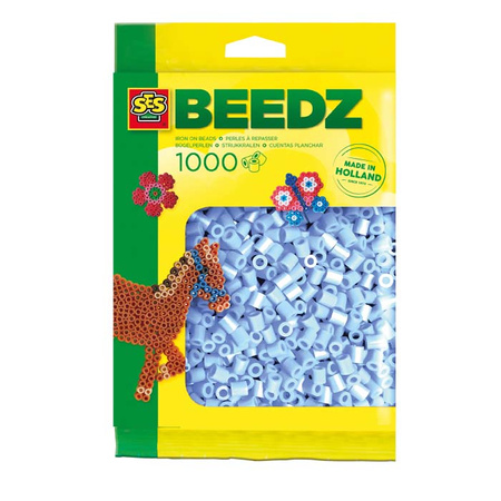 Koraliki do prasowania 1000 szt. błękit  00714