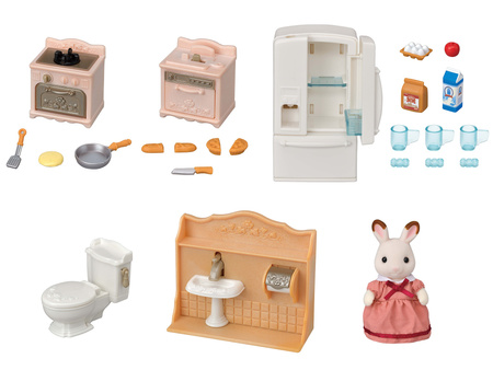 Sylvanian Kompletny zestaw urządzeń domowych 5449