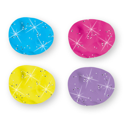 Błyszcząca Ciastolina 4x90g  00515
