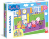 CLEMENTONI Puzzle 40 Podłogowe Super kolor Świnka Peppa 25458 25458