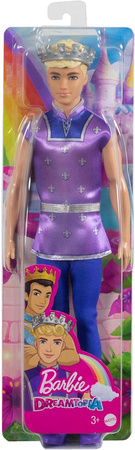 Barbie Królewski Ken Lalka Blondyn HLC23