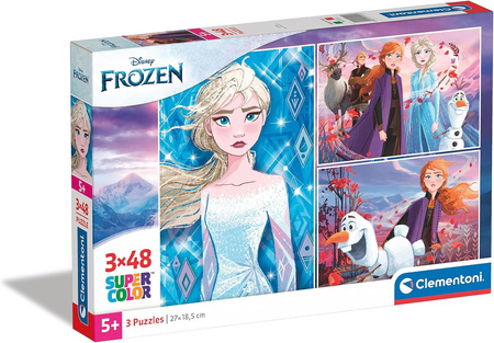 Puzzle 3x48 Super Kolor Frozen 2  25240