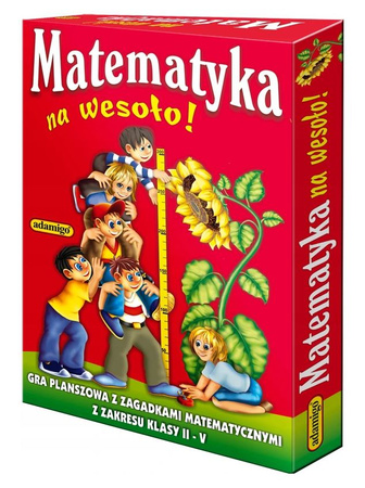 Matematyka na wesoło - gra edukacyjna planszowa 04430 4430