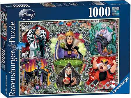 Puzzle RAVENSBURGER 1000 elementów Disney Czarownice 19252