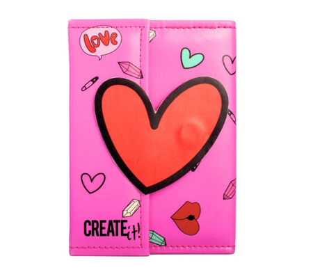Create it! zestaw do makijażu z sercem 84526
