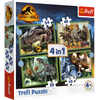 Puzzle 4w1 Groźne dinozaury Jurassic World 34607