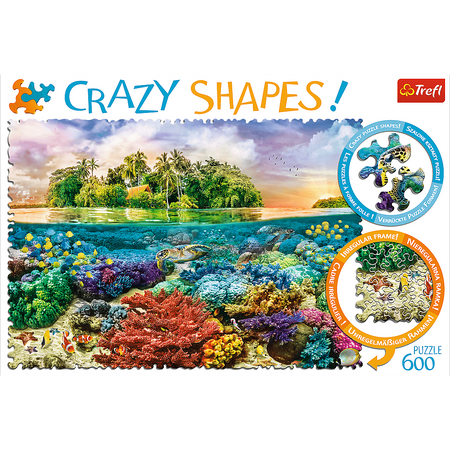 TREFL PUZZLE 600 Crazy Shapes Tropikalna wyspa 11113 11113