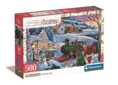 Puzzle 500 Christmas Train  35566