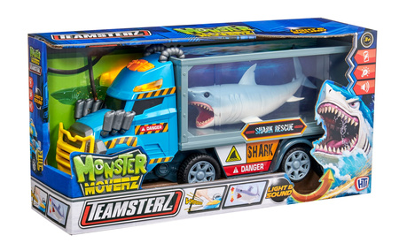 Teamsterz Monster Moverz przewóz rekina światło/dźwięk 1417284