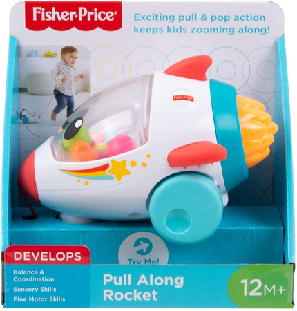 Fisher-Price wesoła rakieta do ciągnięcia GCV74  GCV74