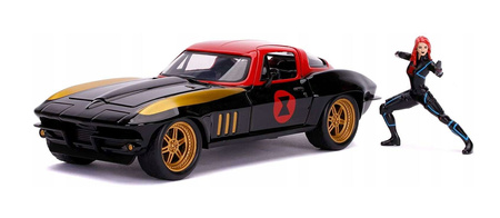 Black Widow 1966 Chevy Corvette 1:24 322-5014