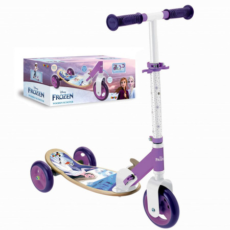Smoby hulajnoga 3-kołowa drewniana Frozen 750191 750191