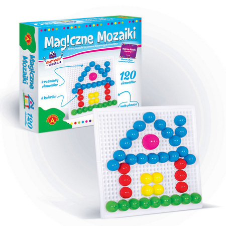 Magiczne mozaiki - kreatywność i edukacja 120 elementów 06612 0661