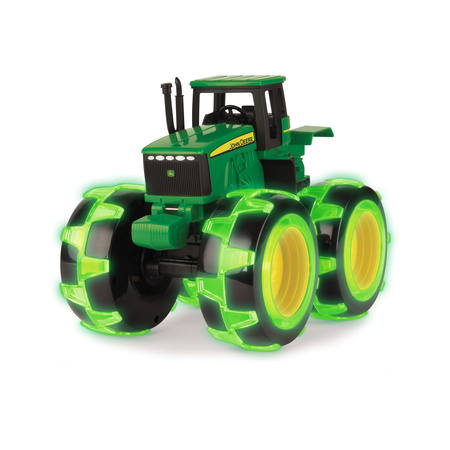 Traktor John Deere Monster z świecącymi oponami TOMY 46434