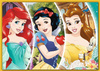 Puzzle 4w1 Szczęśliwy dzień Disney Princess  34385