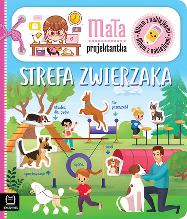 Album z naklejkami. Mała projektantka. Strefa zwierzaka 3864