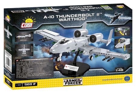 COBI ARMED FORCES A10 Thunderbolt II Warthog 568 klocków 5812