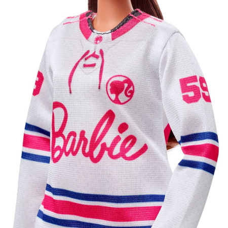 Barbie lalka sporty zimowe hokej HFG74