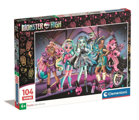 Puzzle 104 Super Kolor Monster High  25784