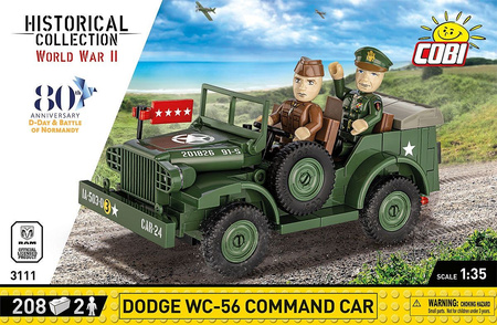 Historical Collection WWII Dodge WC-56 Command Car 208 elementów 3111