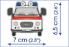 COBI Youngtimer Barkas B1000 Karetka 157 klocki 24595 24595