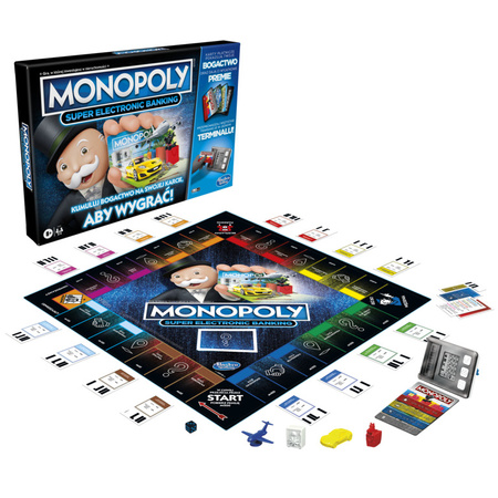 Gra MONOPOLY Super Electronic Banking E8978