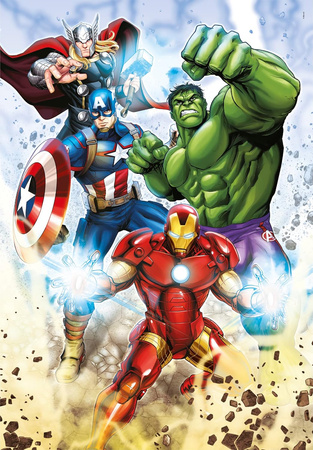 Puzzle 60 Super Kolor Marvel Avengers  26193