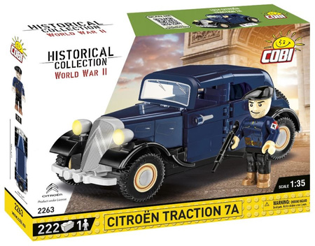Historical Collection WWII 1934 Citroen Traction 7A 237 elementów 2263 2263