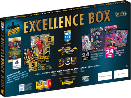 Panini FIFA 365 Adrenalyn XL Excellence Box - Kolekcjonerskie Karty 22551