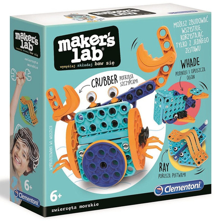 CLEMENTONI MAKERS LAB Zwierzęta morskie 50661 50661