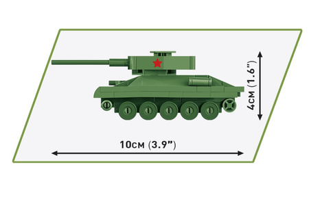 COBI Klocki HC WWII czołg T-34/85 110 elementów 3092