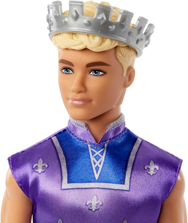 Barbie Królewski Ken Lalka Blondyn HLC23