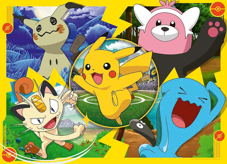 Puzzle 4x100 elementów Pokemon 06929