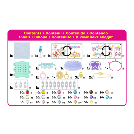 Aquabeads Świat wróżek Koraliki Gwiazdki 31766