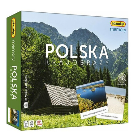 Polska krajobrazy Gra memory Adamigo 07899