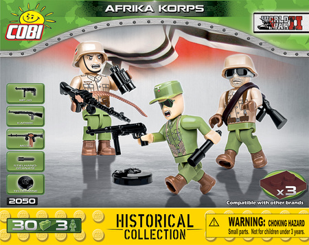 COBI HC WWII Afrika Korps 30 klocków / 3 figurki 2050 2050