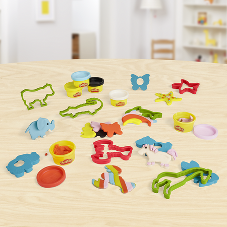 Play-Doh Zestaw zwierzęta 6 pojemików + foremki  E8530