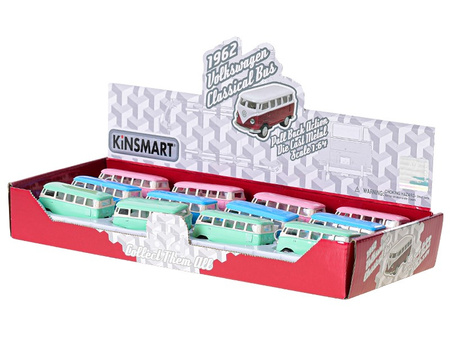 Auto VW Classical 1962 bus mini 1:64 520059